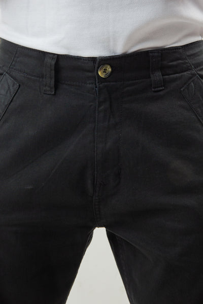 Black Cargo Trouser