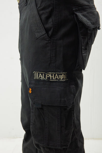 Black Cargo Trouser